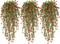 Artificial Hanging Plants Fake Hanging Vine Flowers Fake Plants Faux Hanging Plants Outdoor
